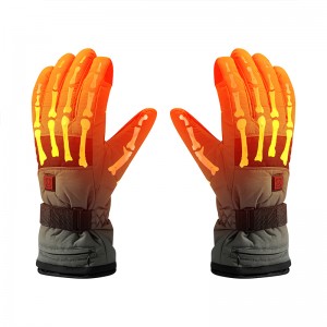 Китай търговия на едро доставчик отопляеми зимни ръкавици с температурен контролер